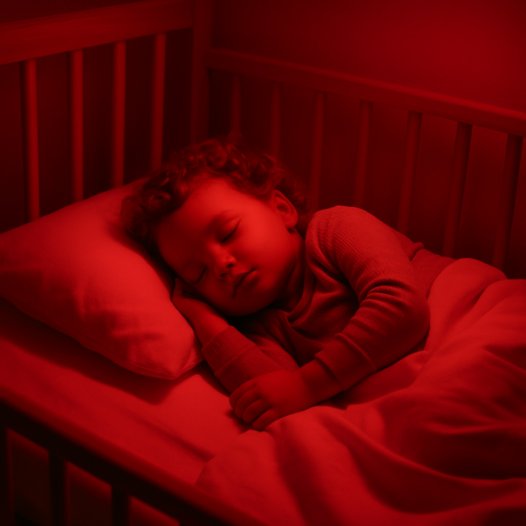Sommerliche Schlafprobleme bei Kindern: Wie rotes Licht beim Einschlafen helfen kann
