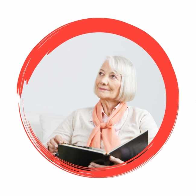 Roter Kreis Icon Geistige Schärfe