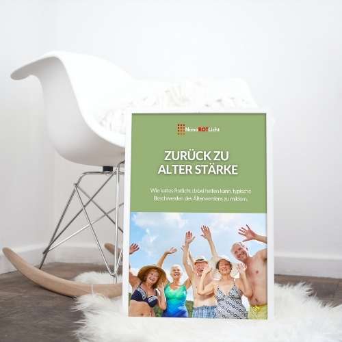 Zurück zu alter Stärke. Wie kaltes Rotlicht dabei helfen kann, typische Beschwerden des Älterwerdens zu mildern.