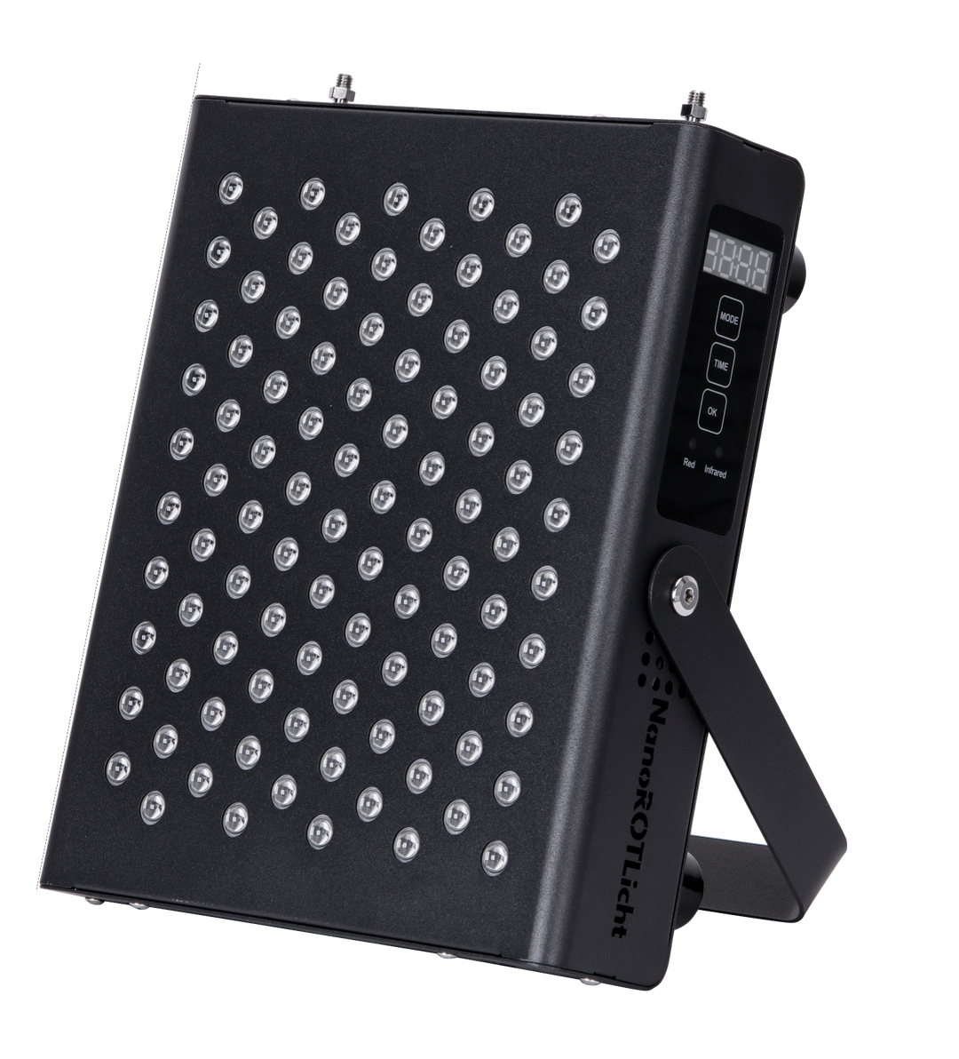 NanoHERO500 seitliche Frontansicht im ausgeschalteten Zustand