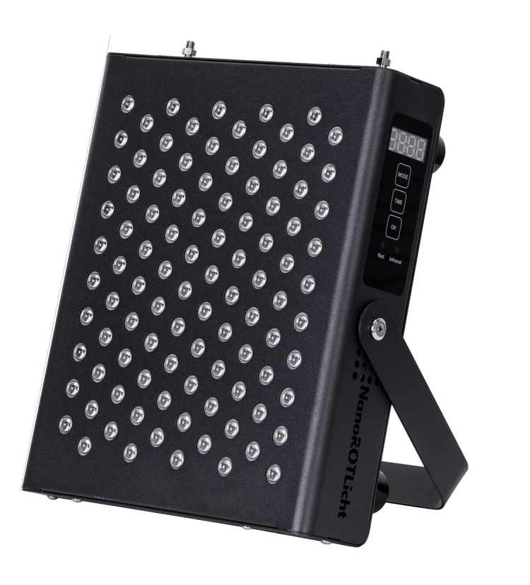 NanoHERO500 seitliche Frontansicht im ausgeschalteten Zustand