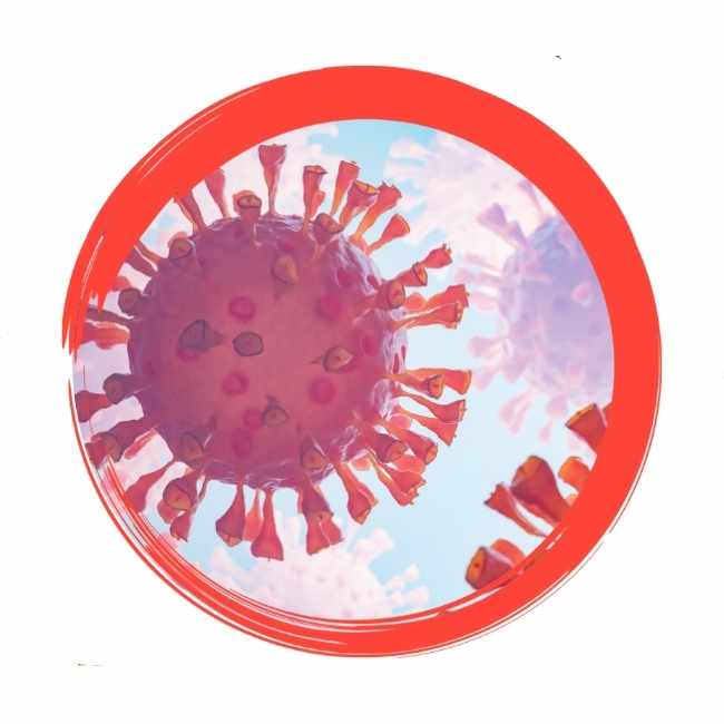 Roter Kreis Icon Zellgesundheit